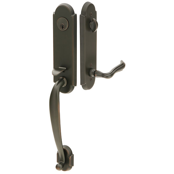 Emtek Brass Handleset Richmond Tubular