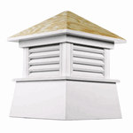 Vinyl Base with Wood Roof